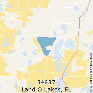 3479887857|ZIP Code 34637 Map, Demographics, More for Land O' Lakes, FL.